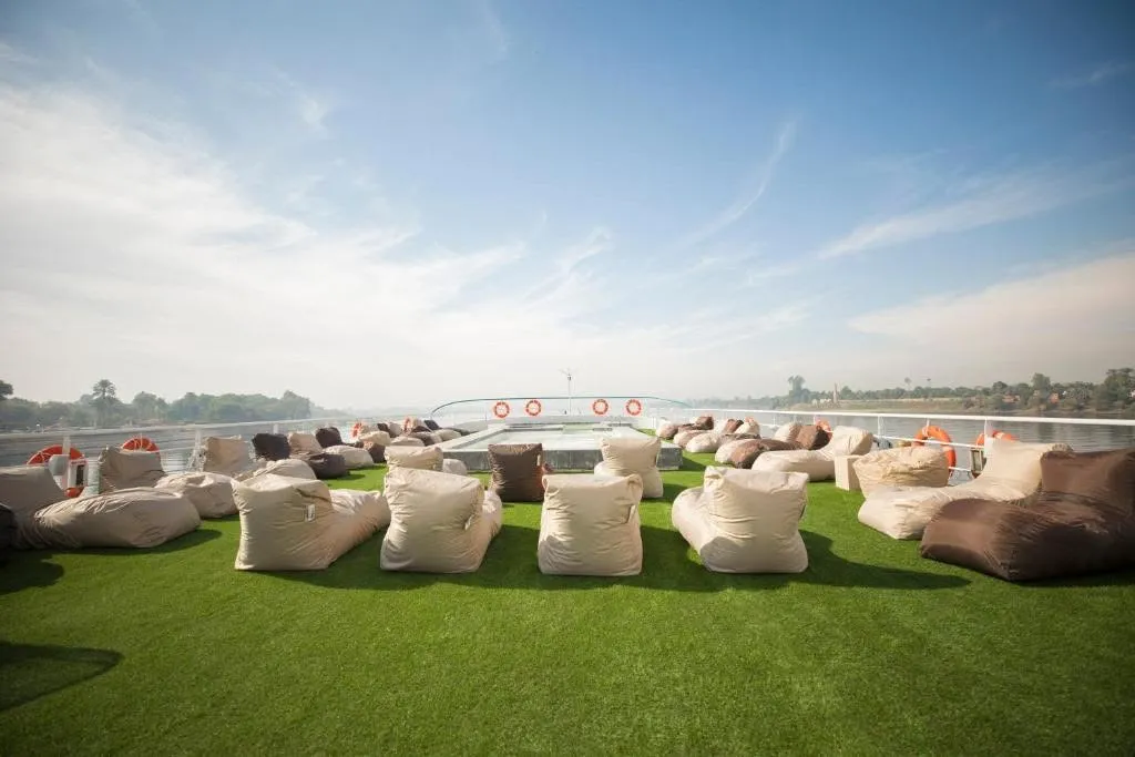 Sun deck of the SUNRISE Mahrousa Nile Cruise Nile cruise